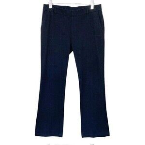 James Perse Pants Blue Gray Straight Leg Cotton Business Work Chic Flat Front 30